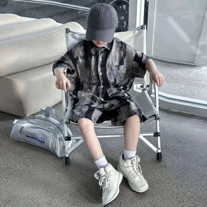 قمصان صيفية للأولاد على الموضة بأكمام قصيرة - Boys Summer Fashion Short Sleeve T-shirt