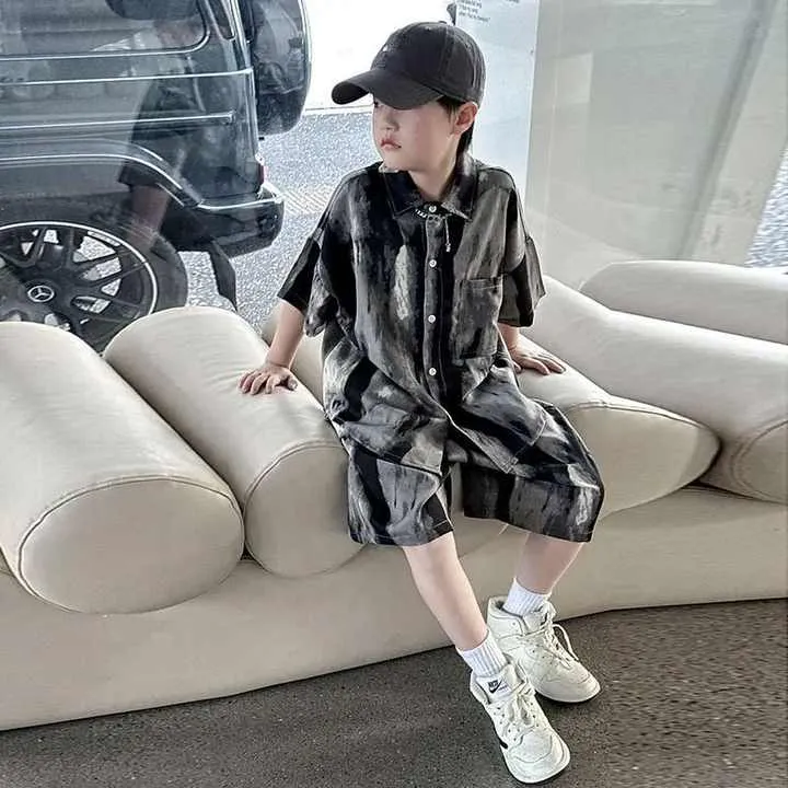 قمصان صيفية للأولاد على الموضة بأكمام قصيرة - Boys Summer Fashion Short Sleeve T-shirt