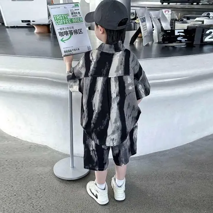 قمصان صيفية للأولاد على الموضة بأكمام قصيرة - Boys Summer Fashion Short Sleeve T-shirt