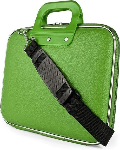 15-Inch Laptop Messenger Bag  Compact, Lightweight, and Stylish Briefcase with Accordion Storage & Multiple Pockets