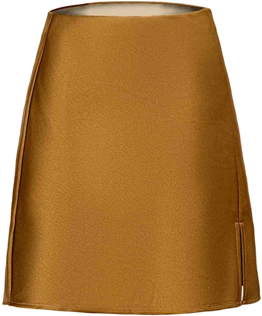 2024 Summer Mini Skirt for Women High Waisted Side Slit Casual Trendy A-Line Party Sexy Solid Color Short Skirts