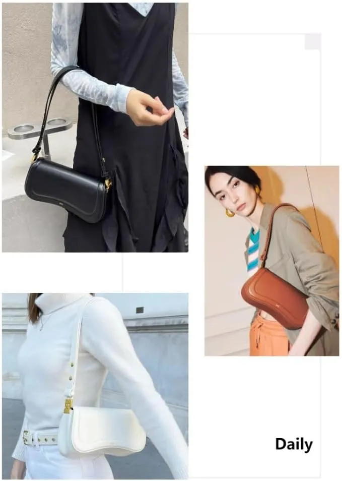 2025 Designer Bag Women's Fashion Retro Adjustable Underarm Saddle Bag Crossbody Bag Saddle bag