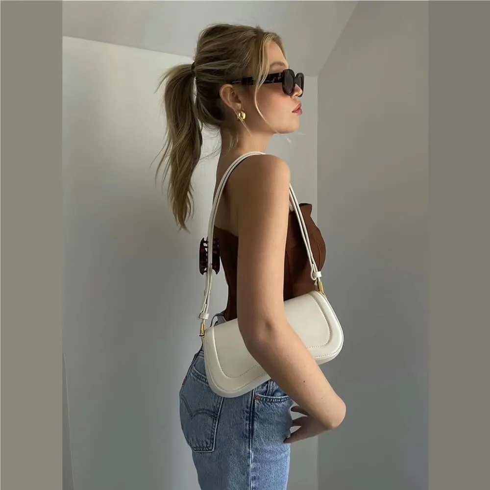 2025 Designer Bag Women's Fashion Retro Adjustable Underarm Saddle Bag Crossbody Bag Saddle bag