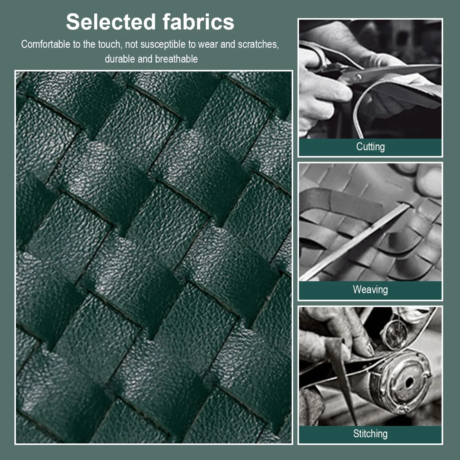 2025 Handbag for Women, Fashion Evening Shoulder Bag, Woven Crossbody Bag, PU Leather Handmade Clutch Purse