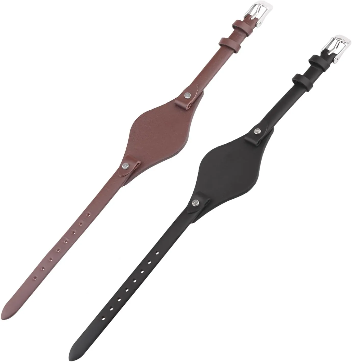 8mm Women Leather Watch Bands Compatible Fit for Fossil 8 mm ES2829 ES2830 ES3060 ES3076 ES3077 ES3148 ES4119 ES4176 ES3262 ES3077 Replacement Watch Strap Wirstband Bracelet For Men and Women