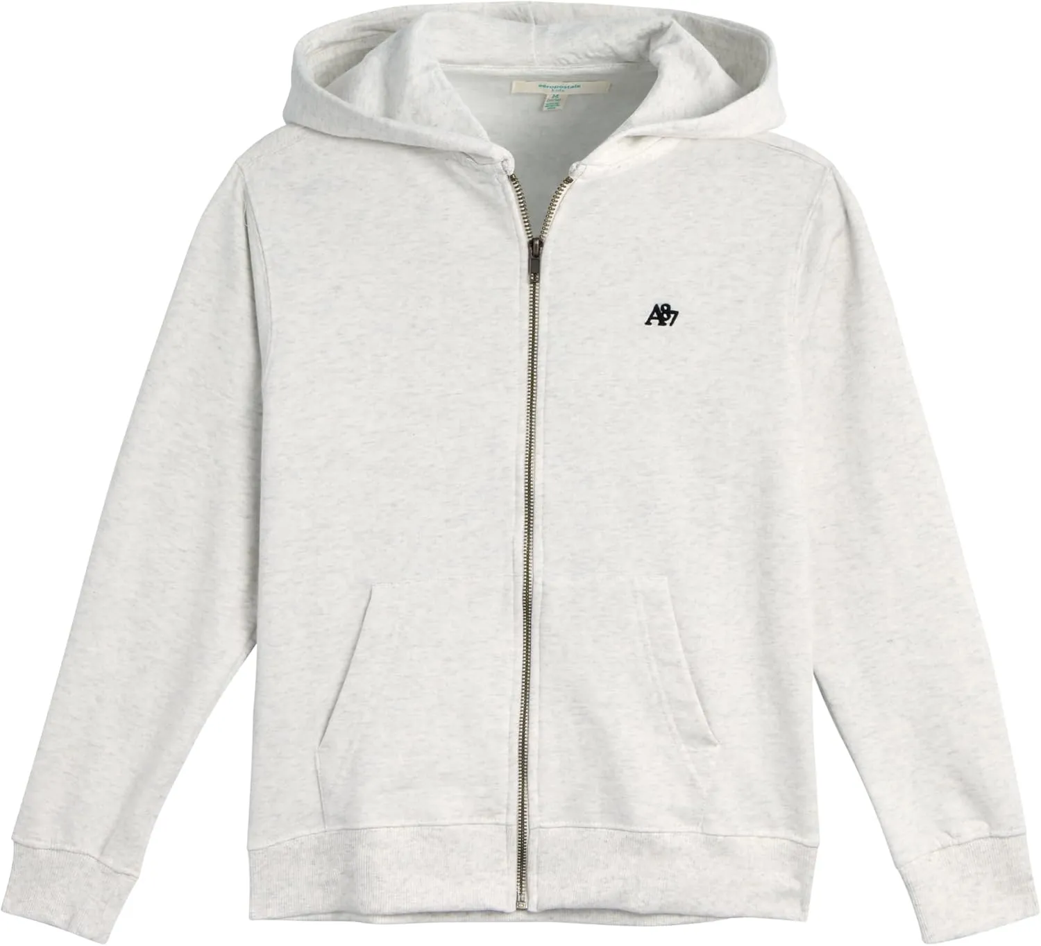 AEROPOSTALE Boys' Hooded Sweatshirt - Soft Fleece Full Zip Up Hoodie with Kangaroo Pockets - Jackets for Boys (Sizes: 4-16)