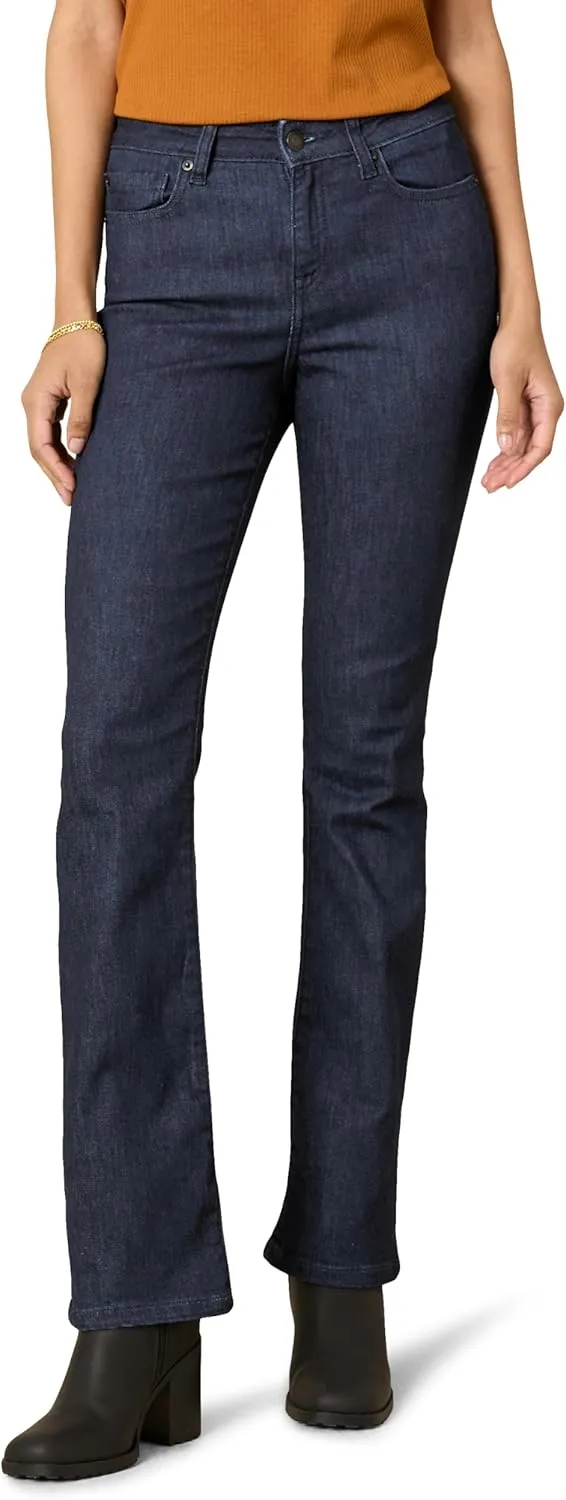 Amazon Essentials Women's Slim Bootcut Jeans, Mid-Rise, Stretchy