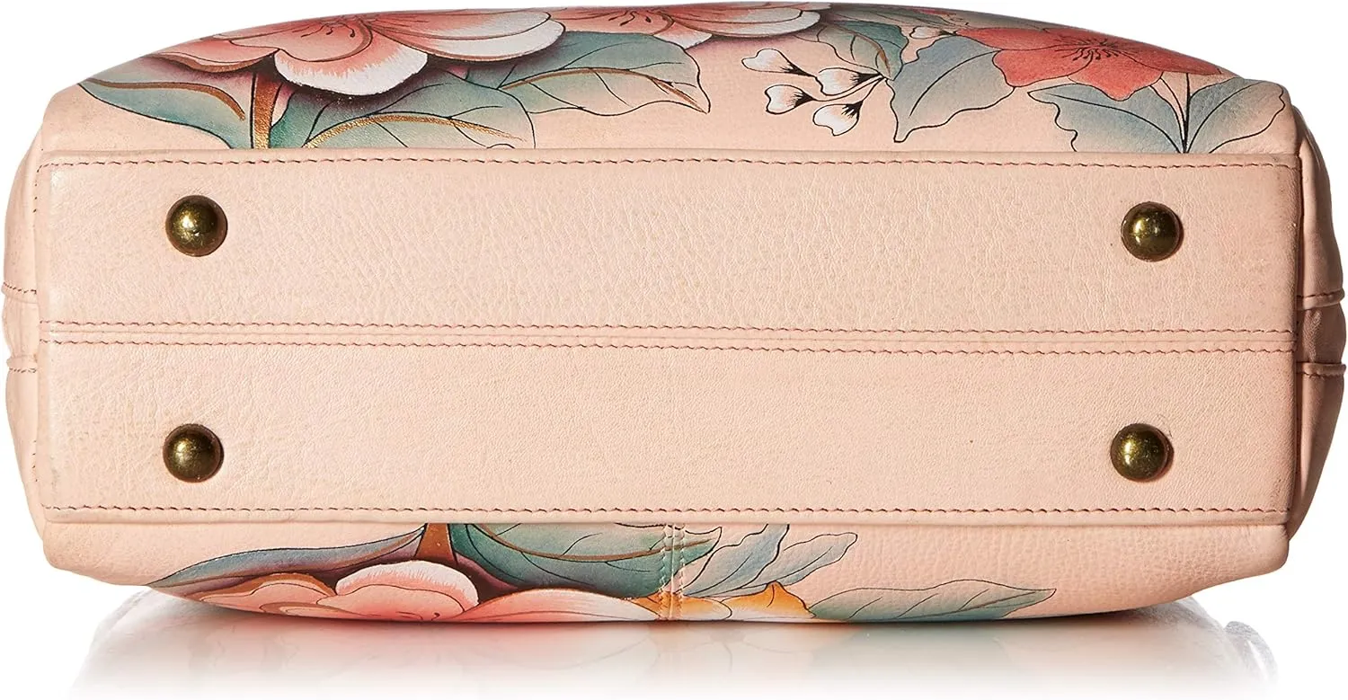 Anna by Anuschka Womens Genuine Leather Medium Cross Body | Hand Painted Original Artwork | Chic & Stylish Organizer