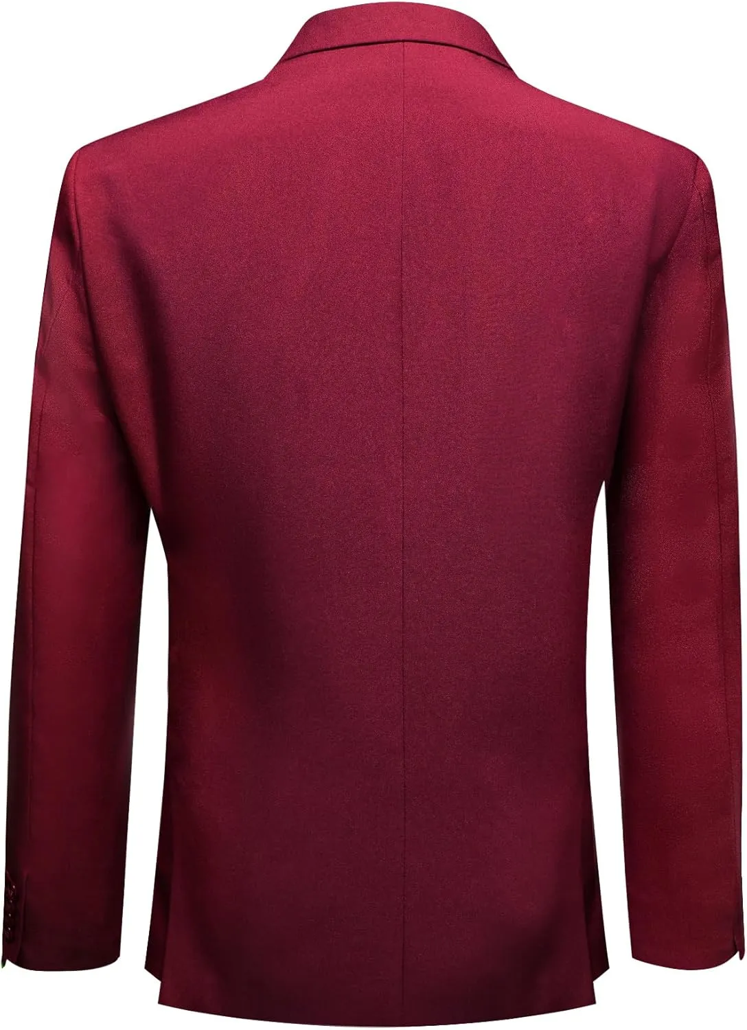 Barry.Wang Mens Casual Sport Coat Solid Blazer Tuxedo Suit Jacket Regular Fit Wedding Business Gift