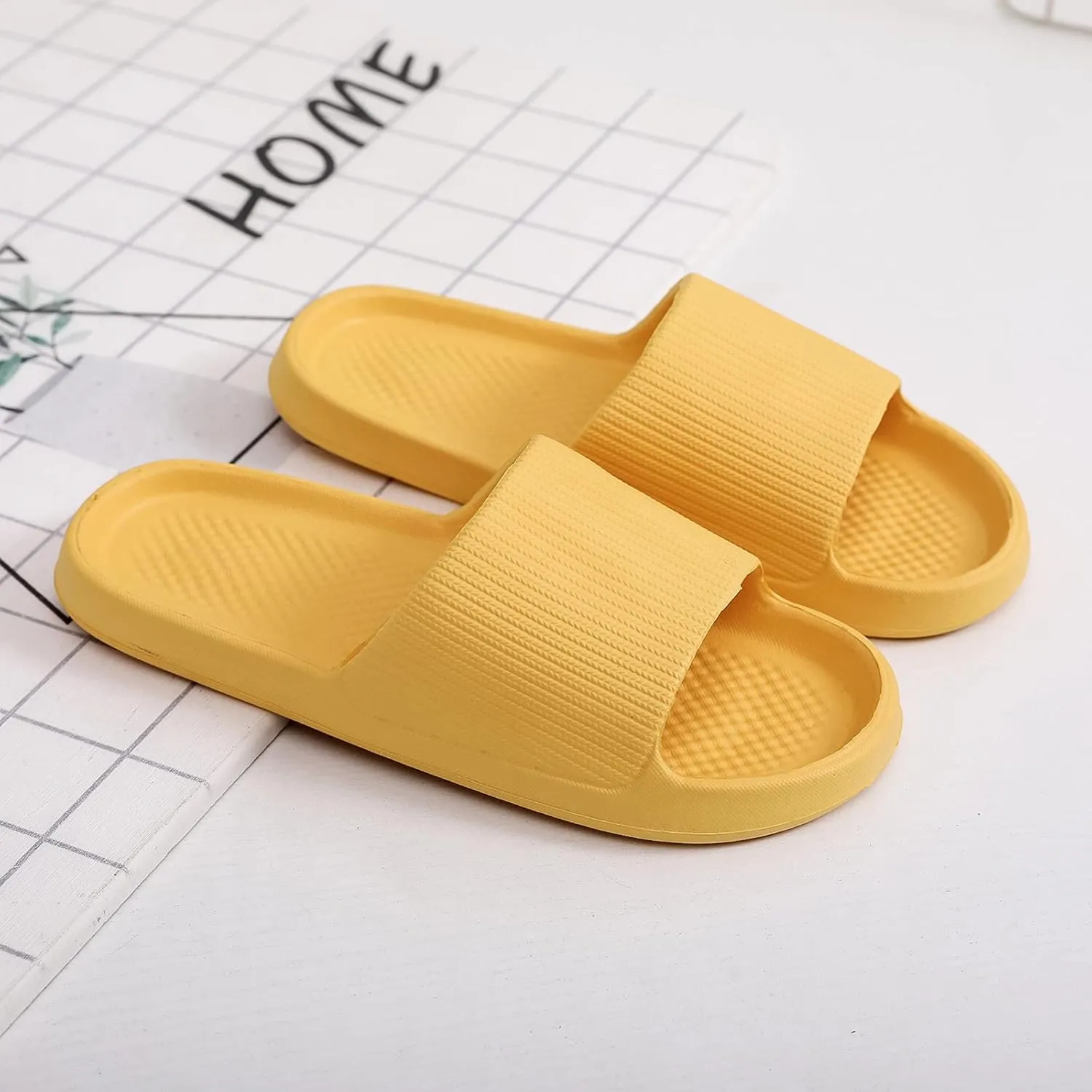 Bathroom Slippers Men Shower Shoes Women Mens Slippers Slides for Women Gym Indoor Outdoor Ultimate Comfort