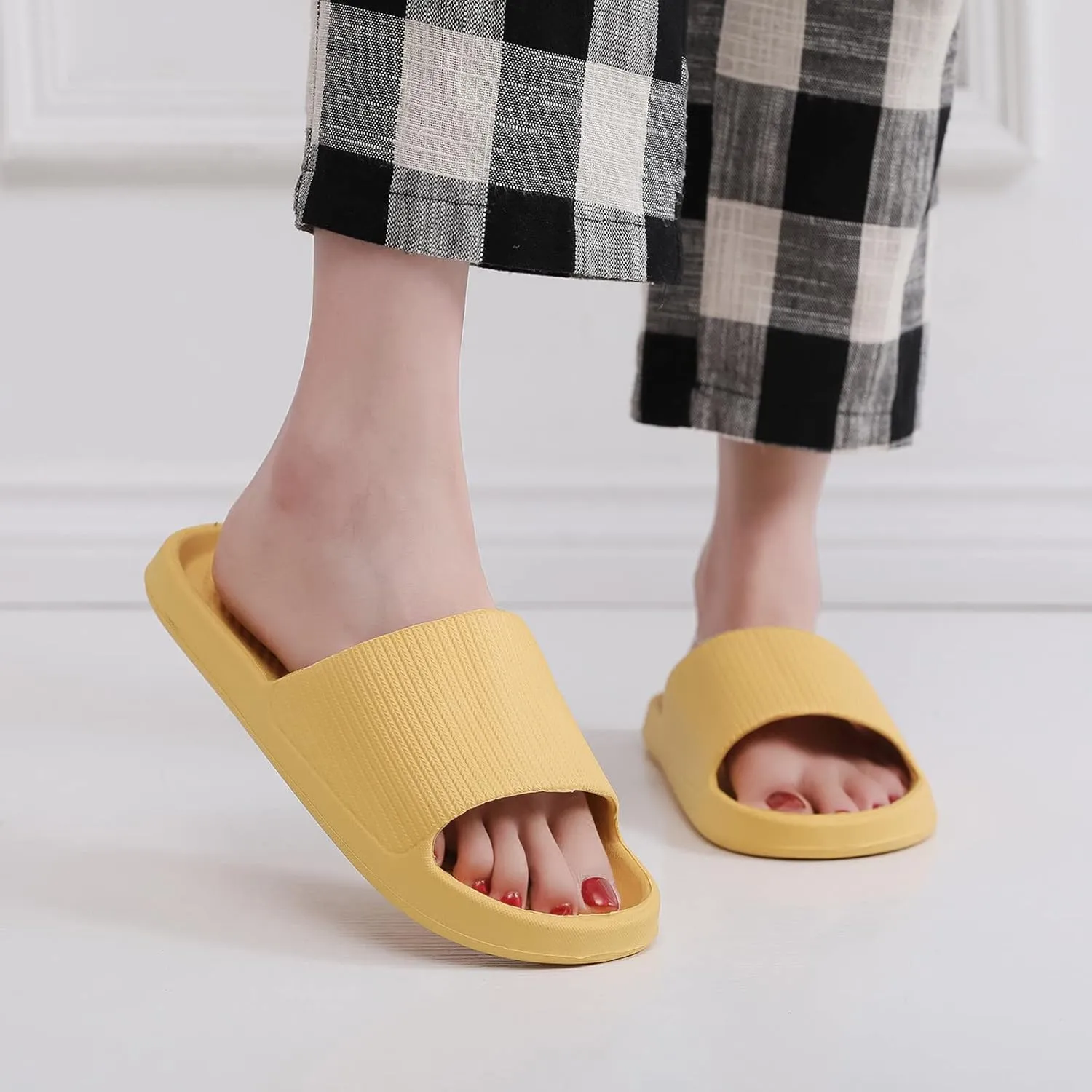 Bathroom Slippers Men Shower Shoes Women Mens Slippers Slides for Women Gym Indoor Outdoor Ultimate Comfort