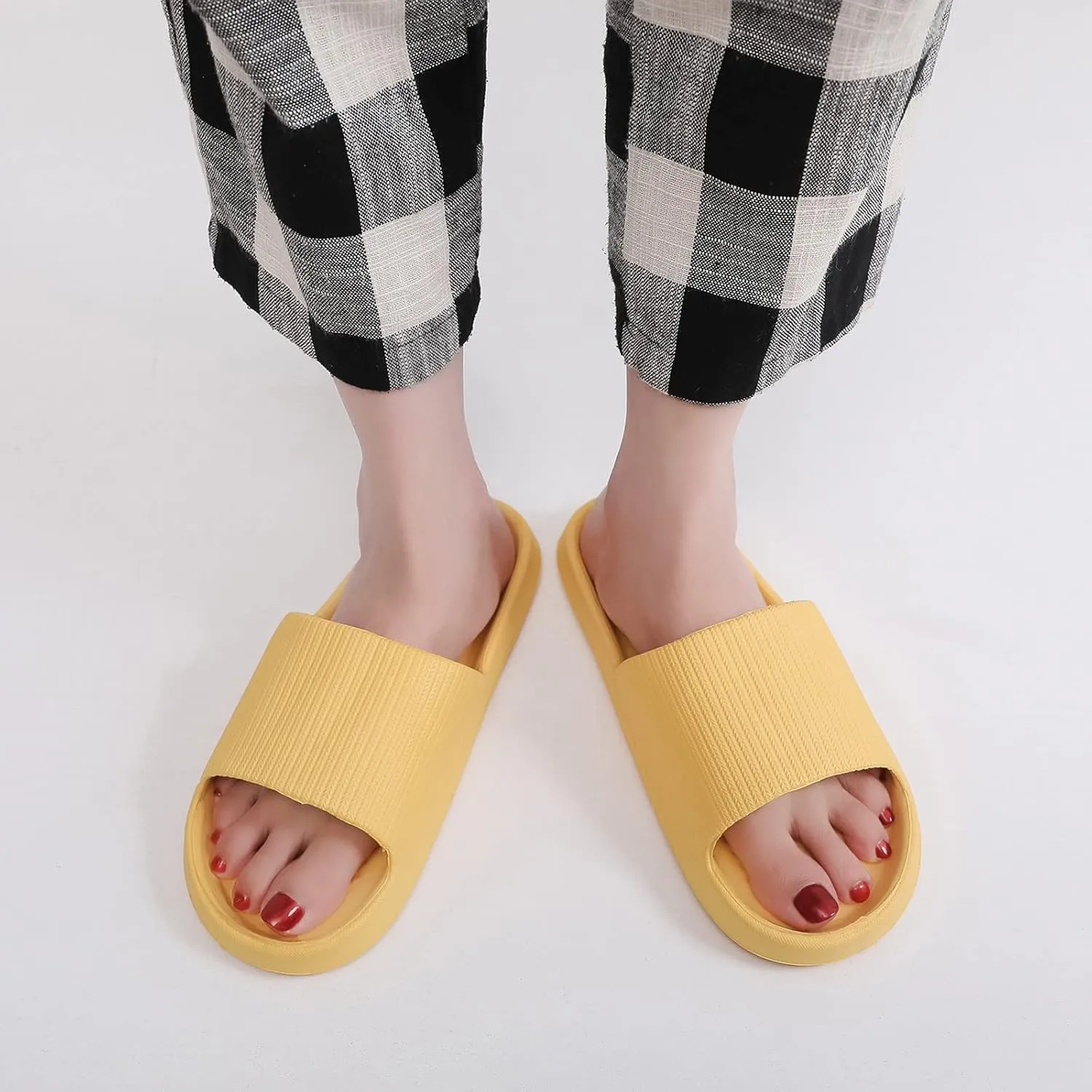 Bathroom Slippers Men Shower Shoes Women Mens Slippers Slides for Women Gym Indoor Outdoor Ultimate Comfort