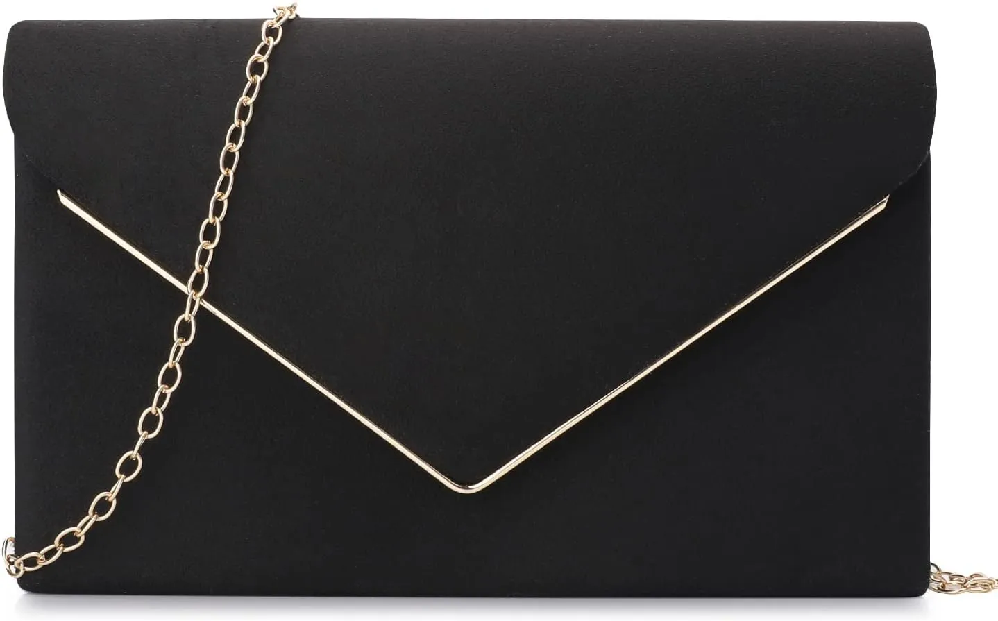 BBjinronjy Clutch Purse for Women Evening Bags Handbags for Wedding Party Cocktail Prom Faux Suede Crossbody Shoulder Bag