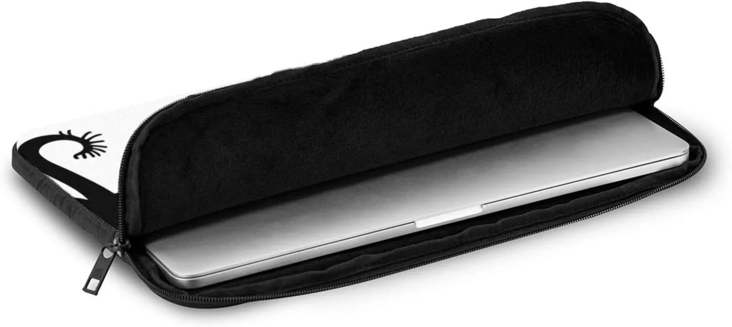 Black And White Fish Shockproof And Waterproof Computer Bag, Suitable For Business Trips Office