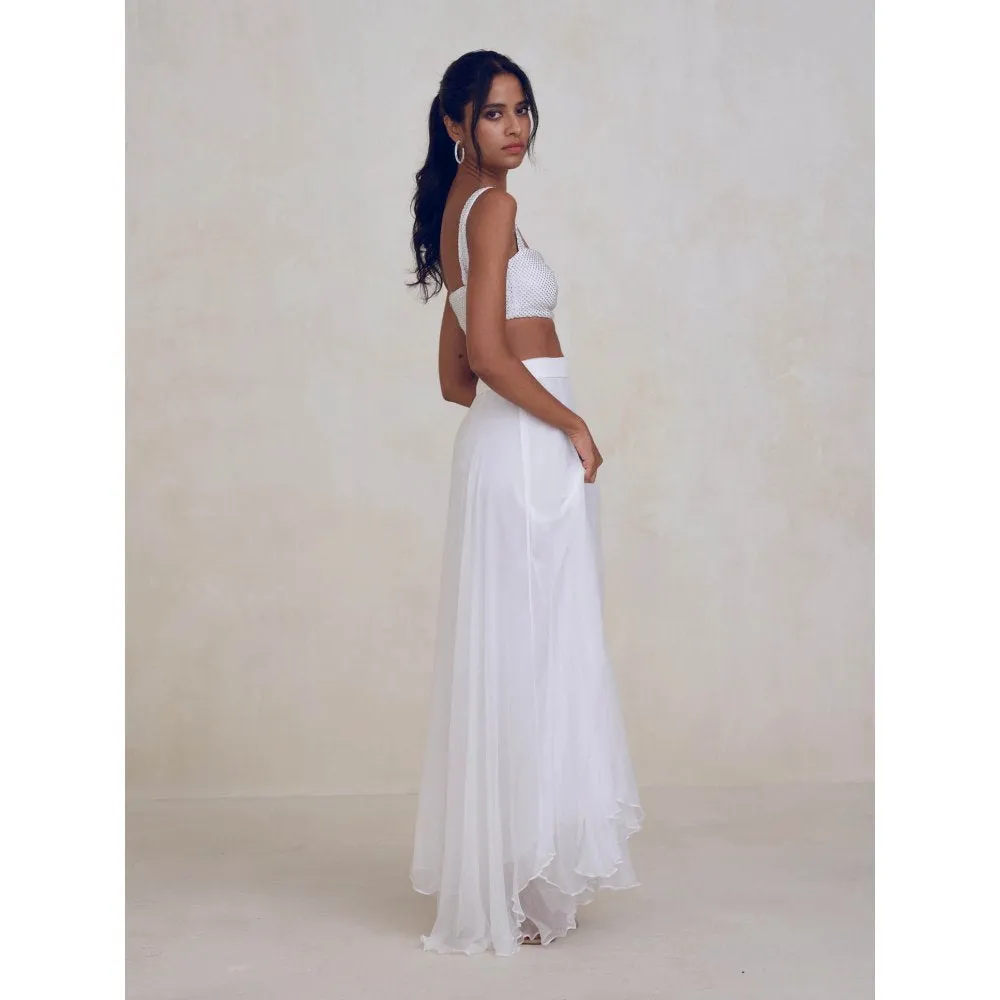 Bouji Cloud Skirt White
