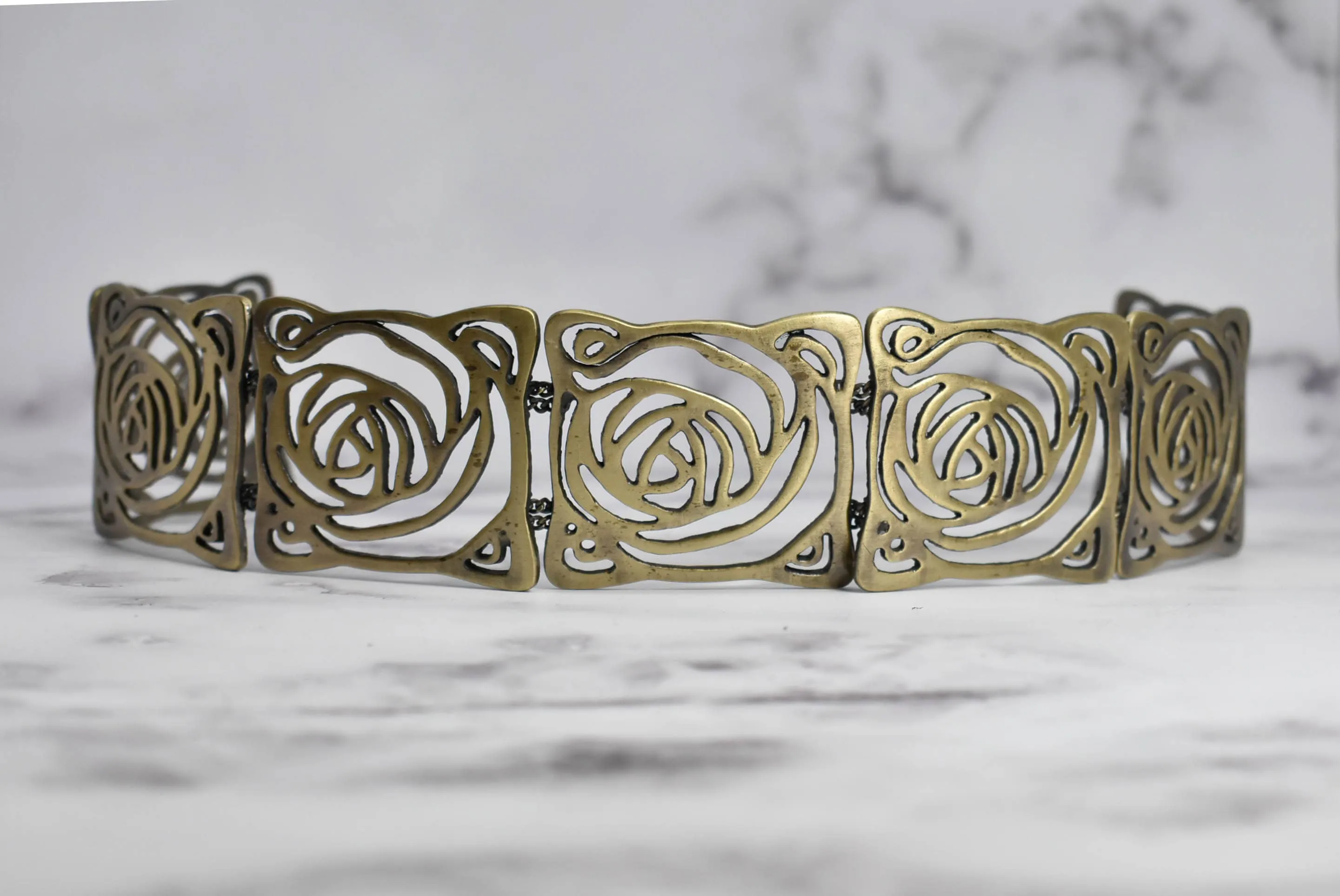 Bronze Rose Buckle