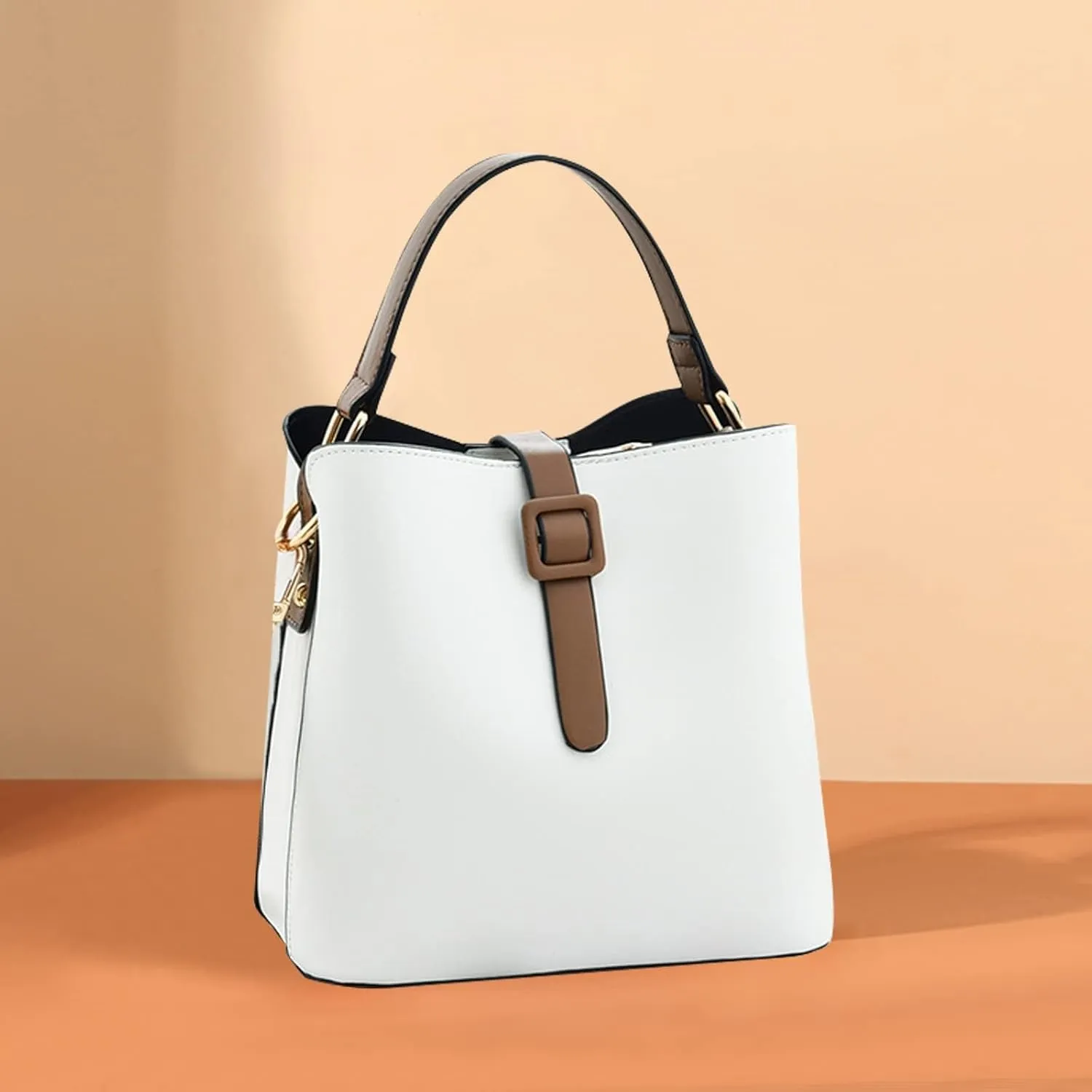 Bucket Bag for Women PU Leather Handbags & Shoulder Bags Fashion Ladies Crossbody Bag Top Handle Clutch Bag
