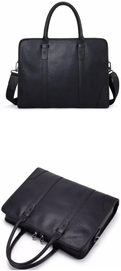 Business Briefcases Mens Handbags Messenger Shoulder Bags Genuine Leather Carrying Cases Laptop Bags