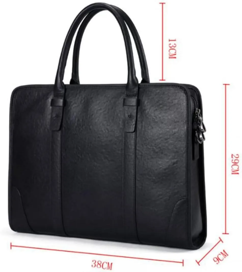 Business Briefcases Mens Handbags Messenger Shoulder Bags Genuine Leather Carrying Cases Laptop Bags