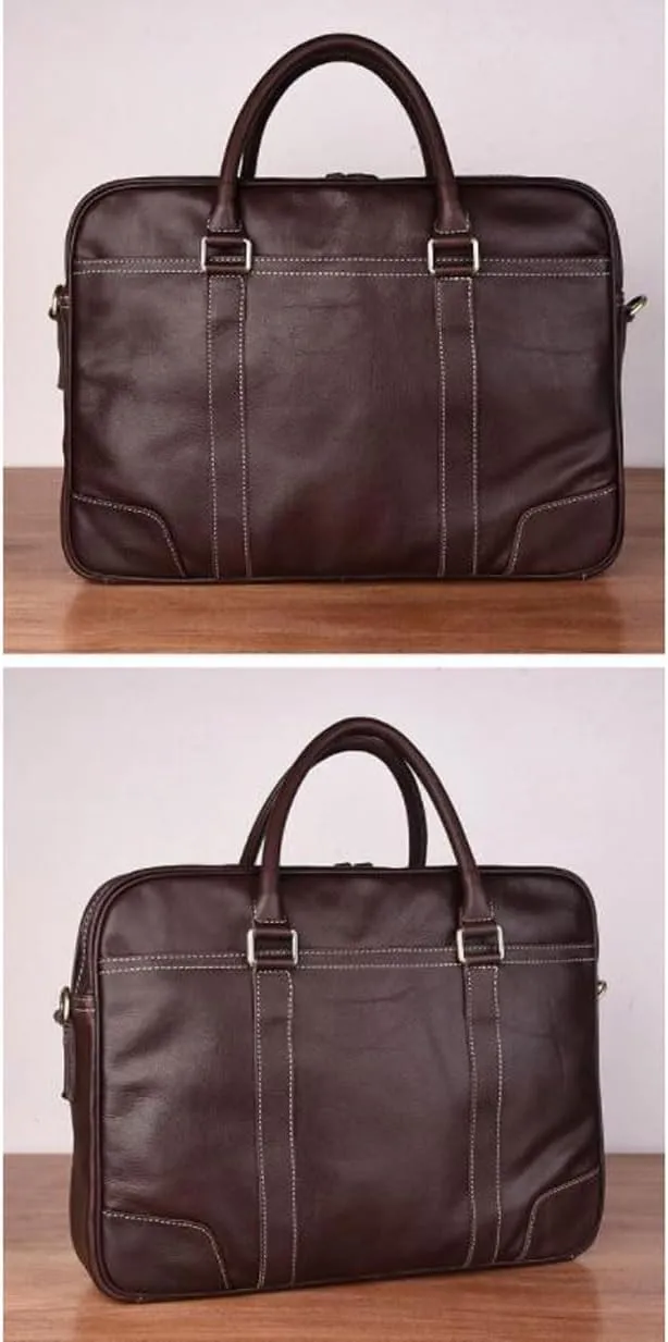 Business Messenger Shoulder Bags Laptop Bags Mens Briefcases Genuine Leather Handbags