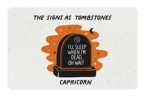 Capricorn as a Tombstone