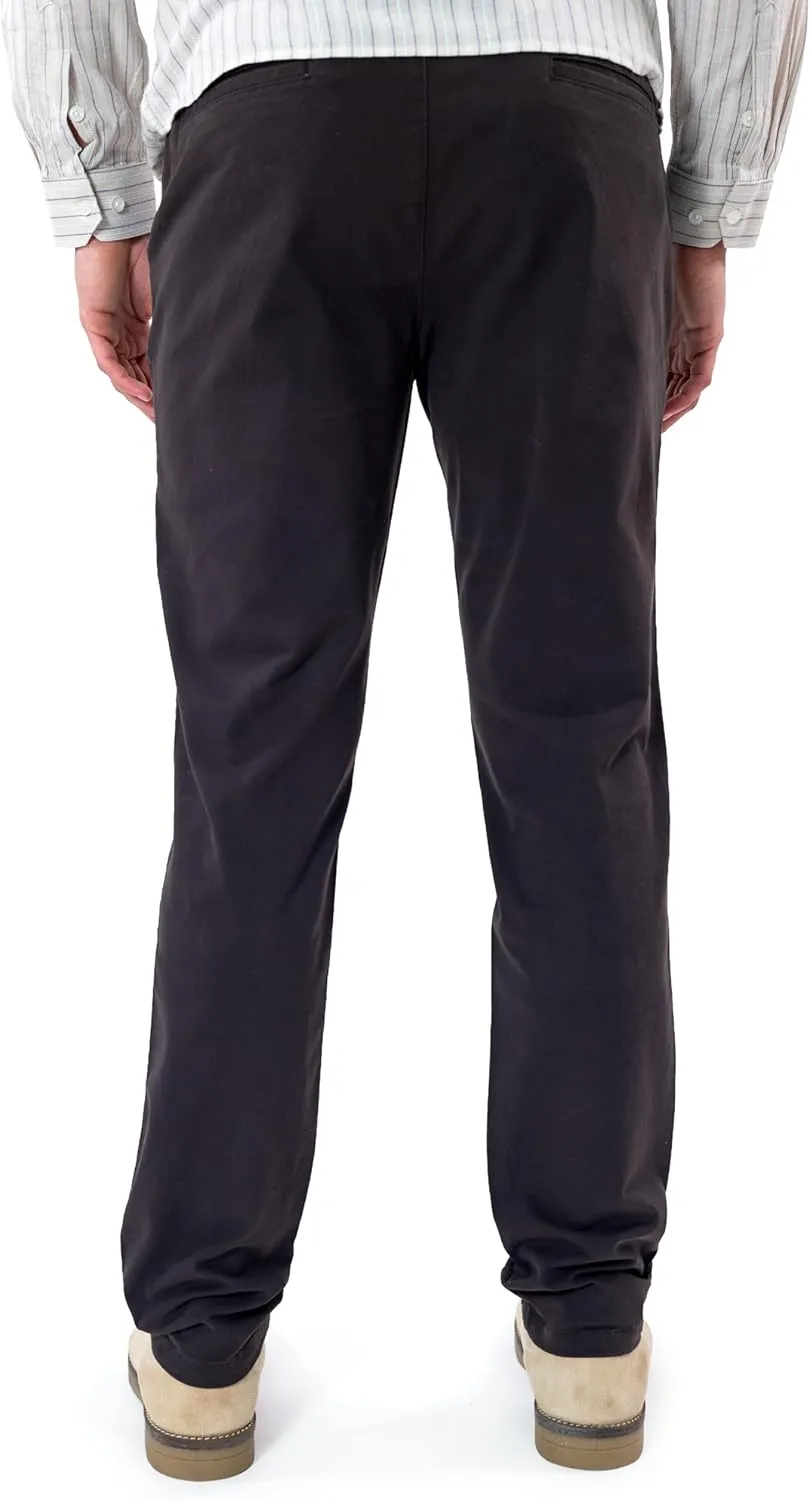 Casual Slim Fit Chino Pants with 5 Pockets for Men