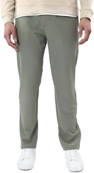 Casual Slim Fit Chino Pants with Zipper for Men, Golf Pants