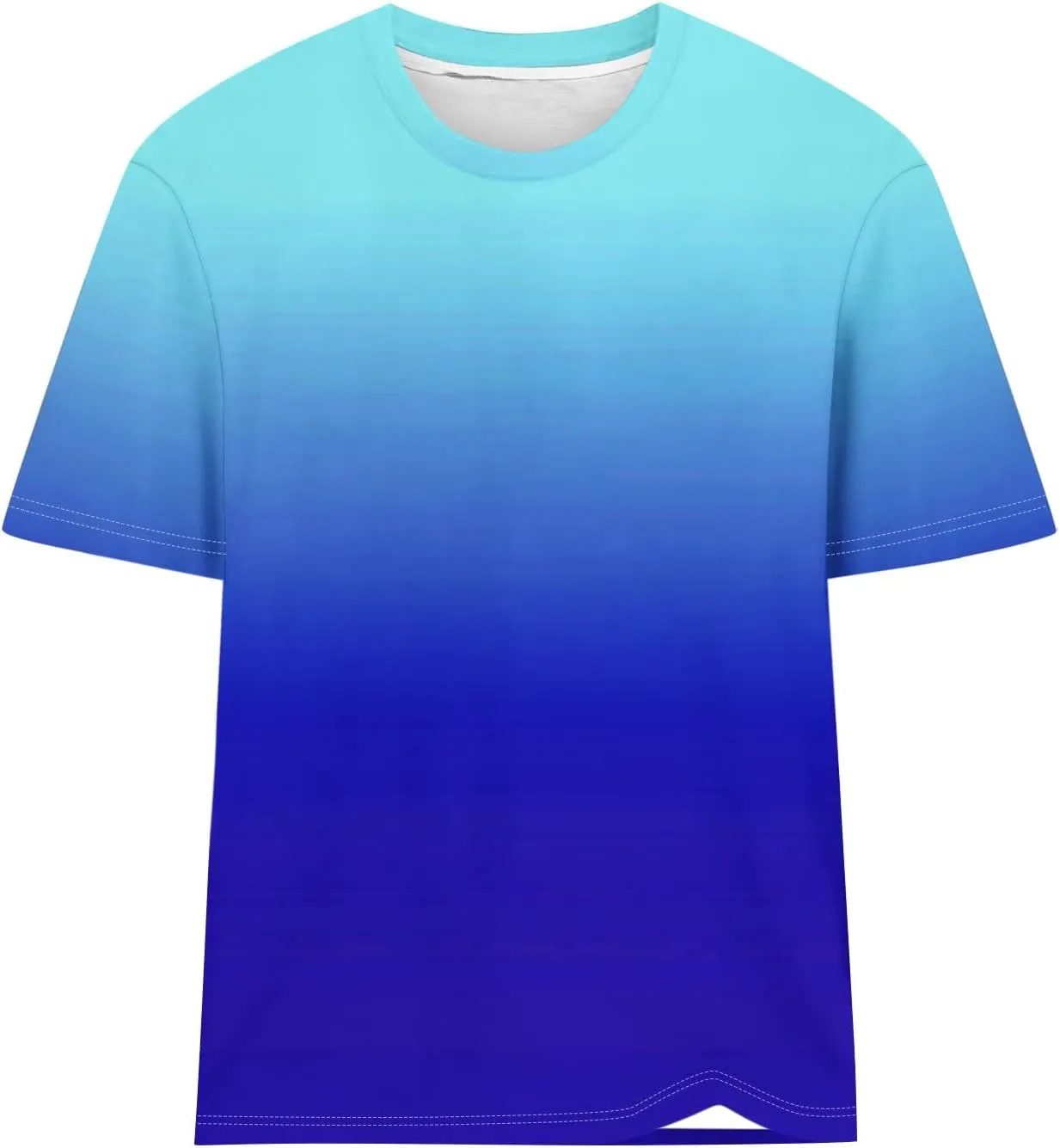 Ceboyel Womens Ombre Color Summer Tops Short Sleeve Tee Shirts Dressy Causal Cute Tshirts 2024 Trendy Vacation Clothes