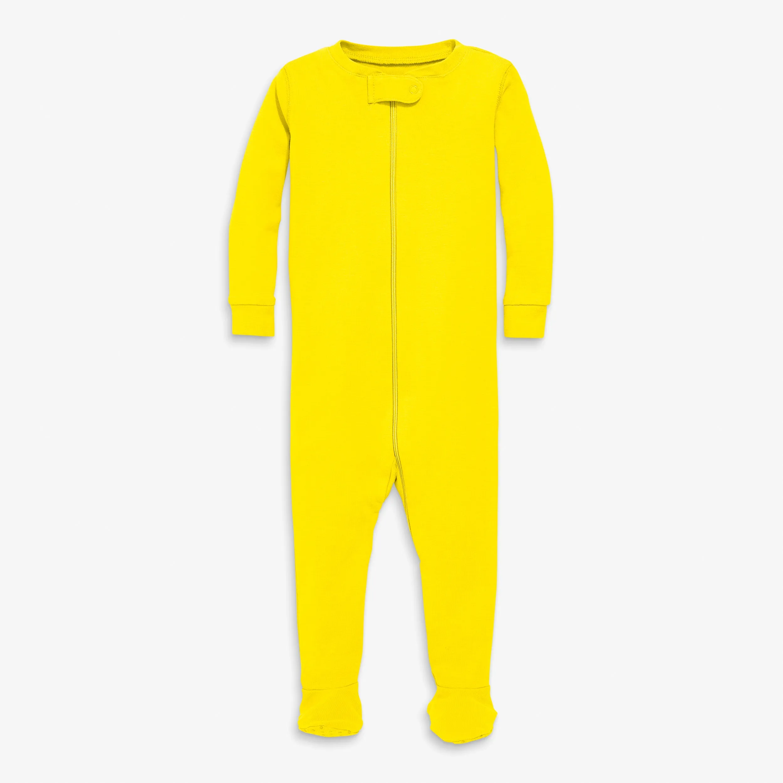 Clearance organic zip footie in seasonal colors