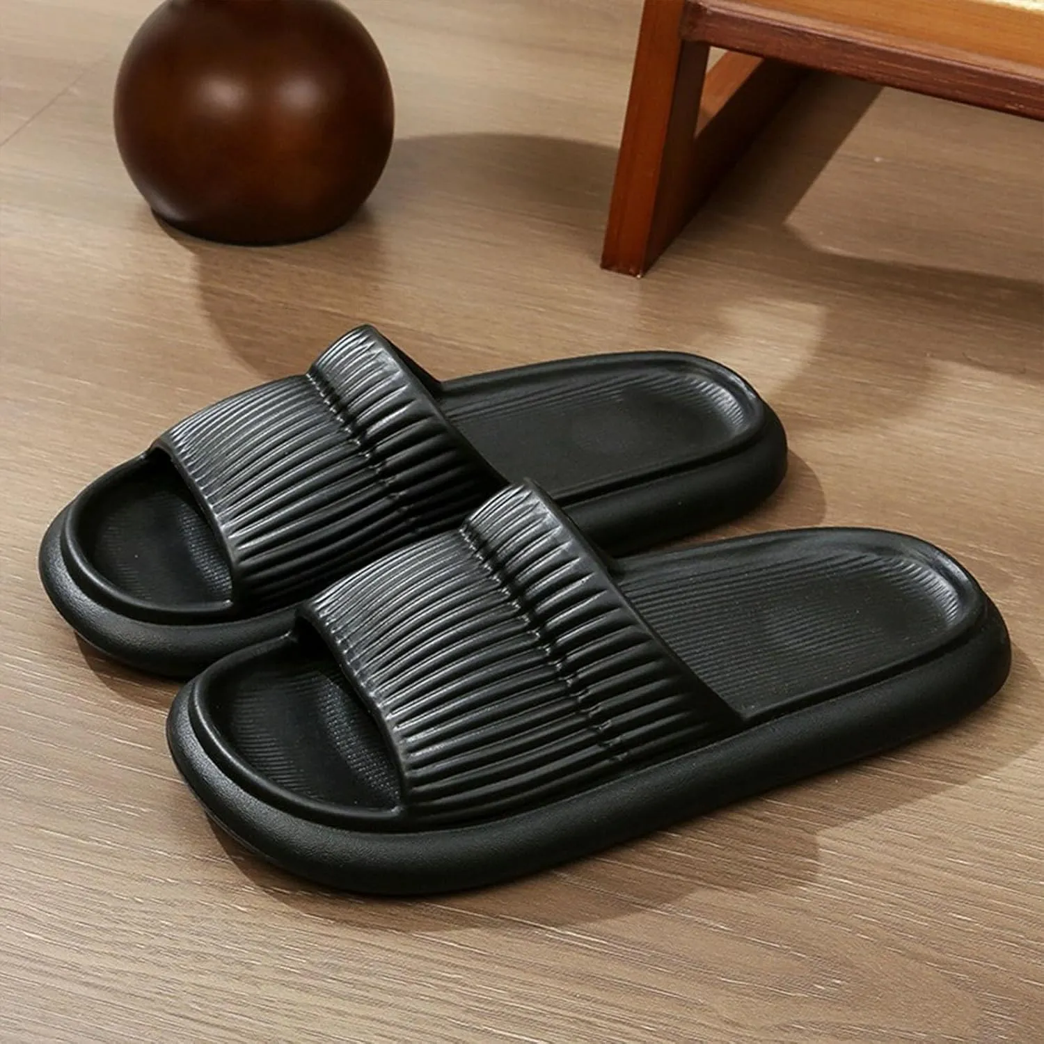 Cloud Slides Slippers with Arch Support for Women Non Slip Quick Drying Bathroom Slippers for Women Men