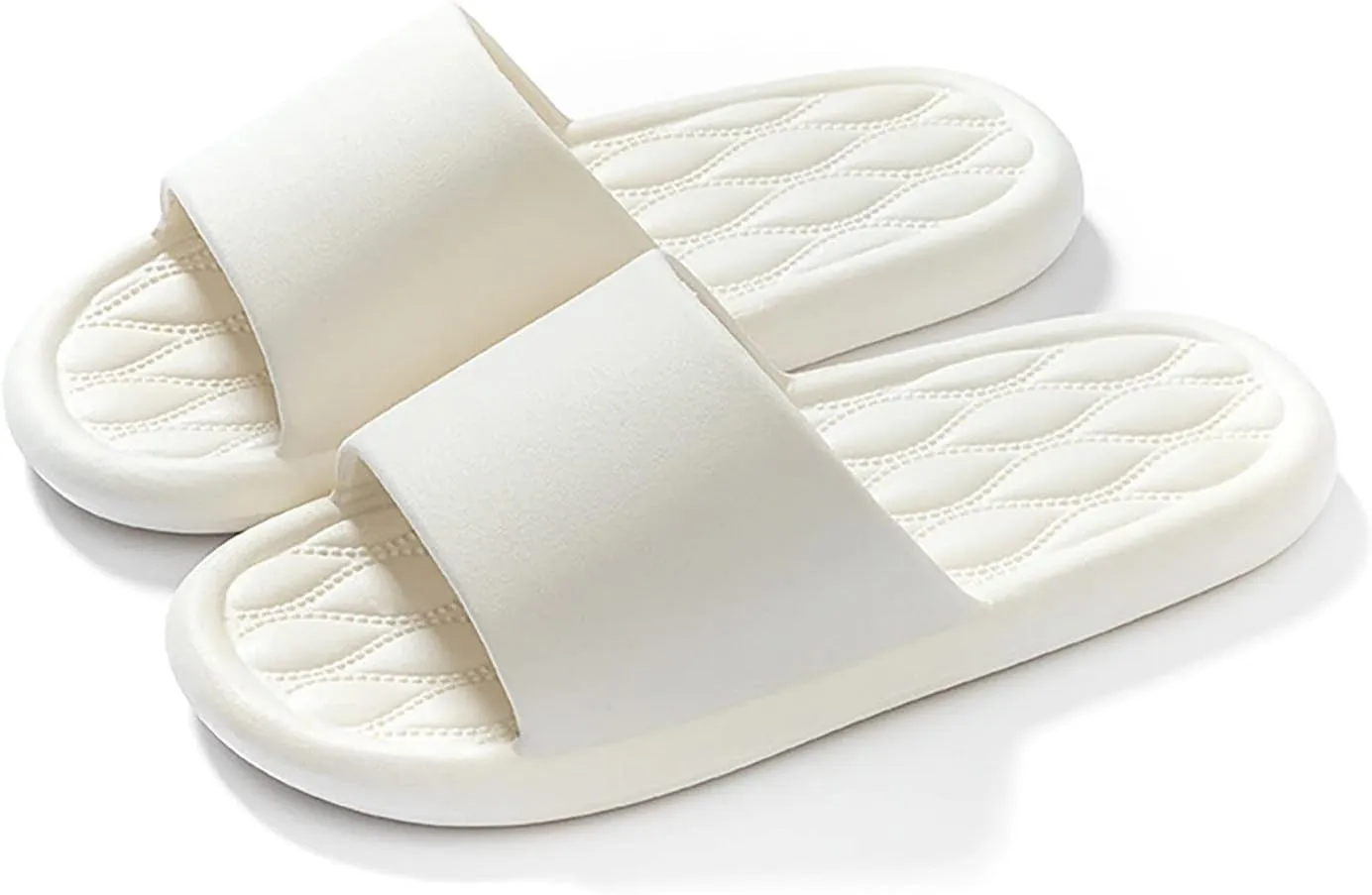 Cloud Slides Waterproof Flip Flops for Men Shower Shoes for Living Room Pool Beach Spa Public Showers