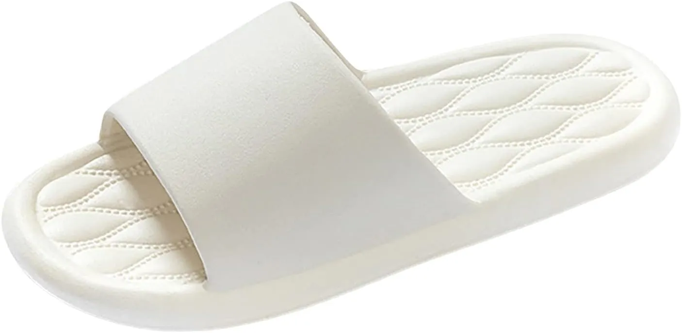 Cloud Slides Waterproof Flip Flops for Men Shower Shoes for Living Room Pool Beach Spa Public Showers