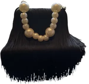 Clutch Purses for Women Elegant Evening Dinner Bag with Pearl Handle Tassel Crossbody Handbag for Weddings, Parties Prom