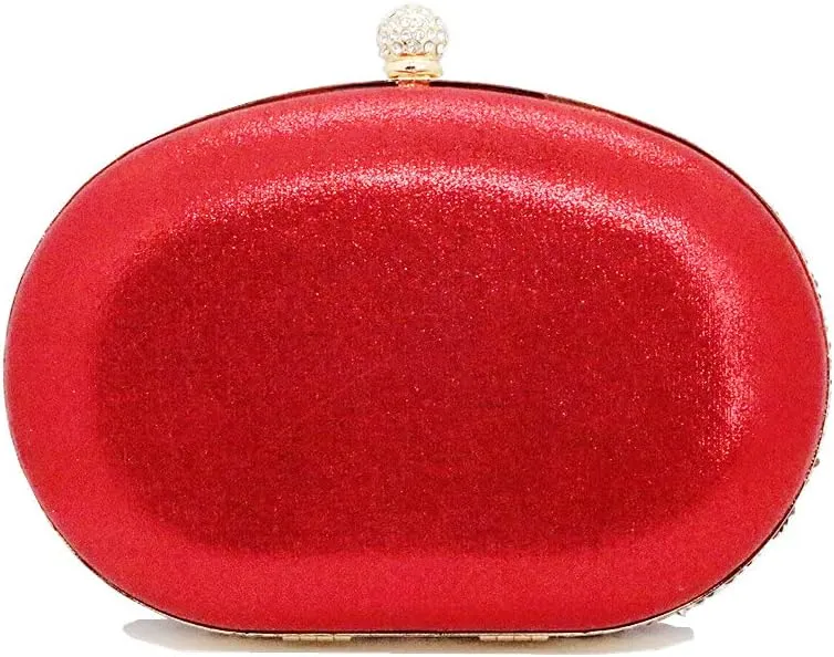 Clutch Purses for Women Evening Bag Nude Purse Luxury Handbag Bride Wallet Glitter Multicolor Rhinestone Bags