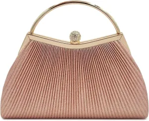 Clutch Purses for Women Gorgeous Glitter Rhinestone Evening Clutch Bag for Women Elegant Crossbody Purse with Chain Strap