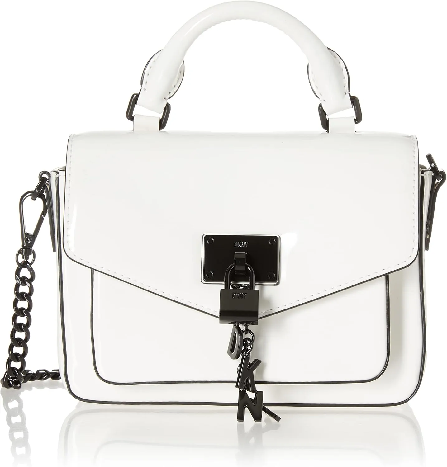 DKNY Elissa Mini Satchel with Logo Charm