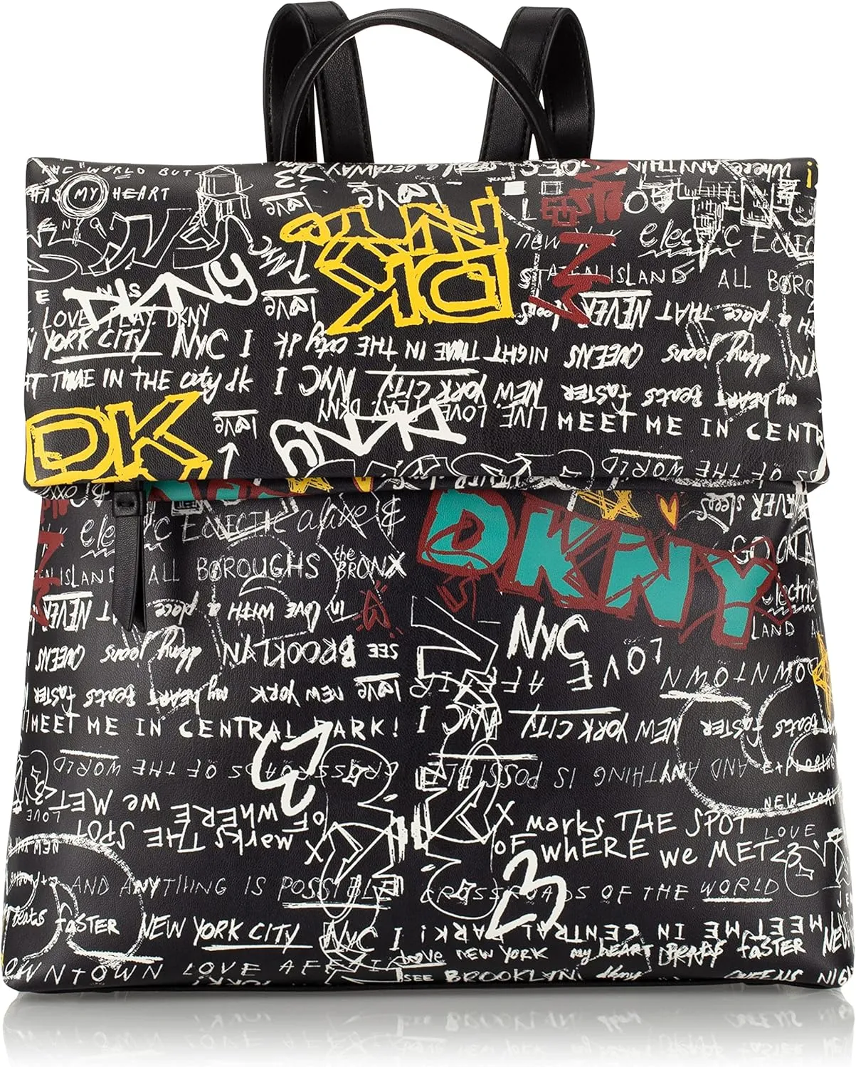 DKNY Women's Tilly Backpack, Black/Gray, One Size