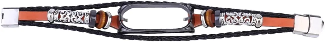 DOITOOL Wristband Braided Bracelets for Men Beaded Bracelets Bracelet for Men Buckle Folk-custom Zinc Alloy