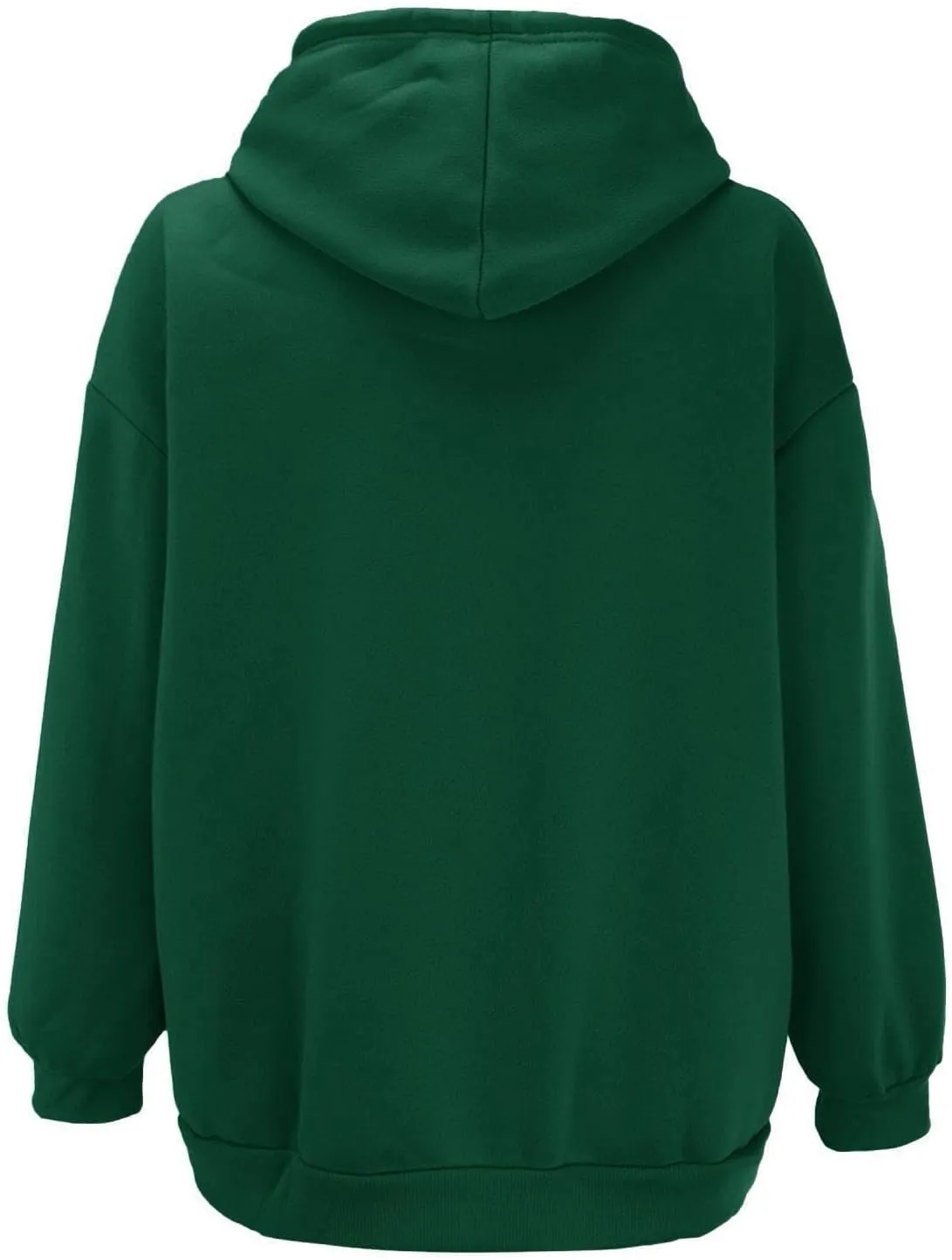 Fall Oversized Jackets for Women Casual Solid Color Zip Up Open Front Long Sleeve Hooded Coat Fashion Chunky Hoodies
