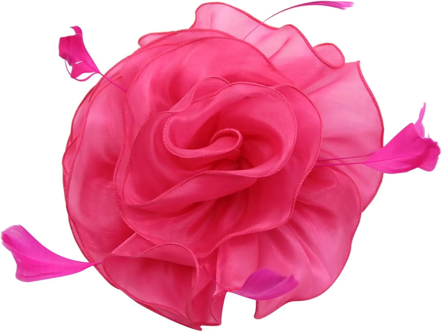 Fascinators Hat for Women Tea Party Pillbox Hat Feather Flower Headband Bridal Cocktail Hair Clip