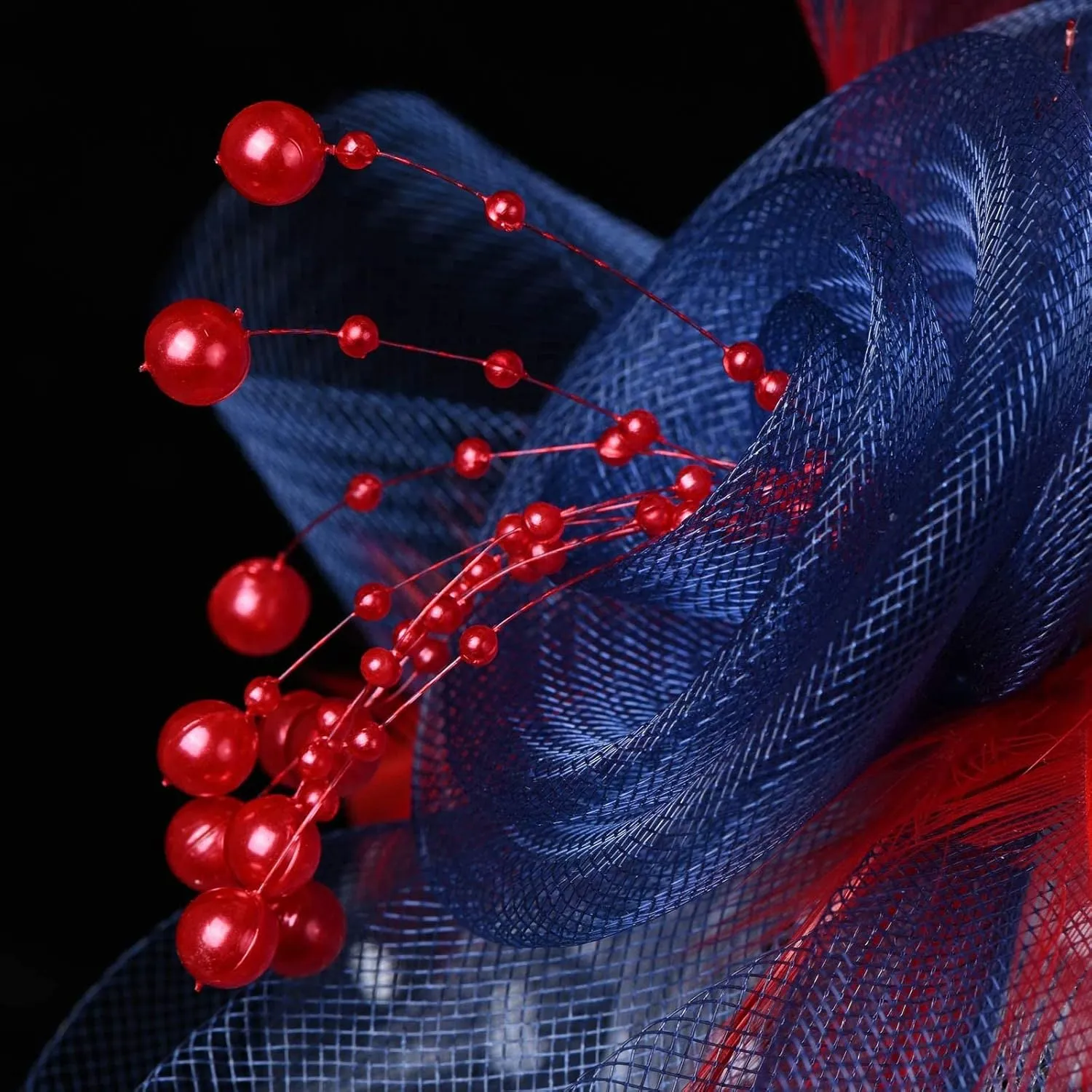 Fascinators Hat Headband Feather Flower Hair Clip Tea Party Wedding Headwear for Women Girls