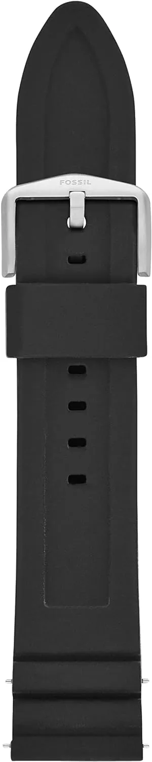Fossil Men's 22mm Dark Brown LiteHide Leather Watch Band