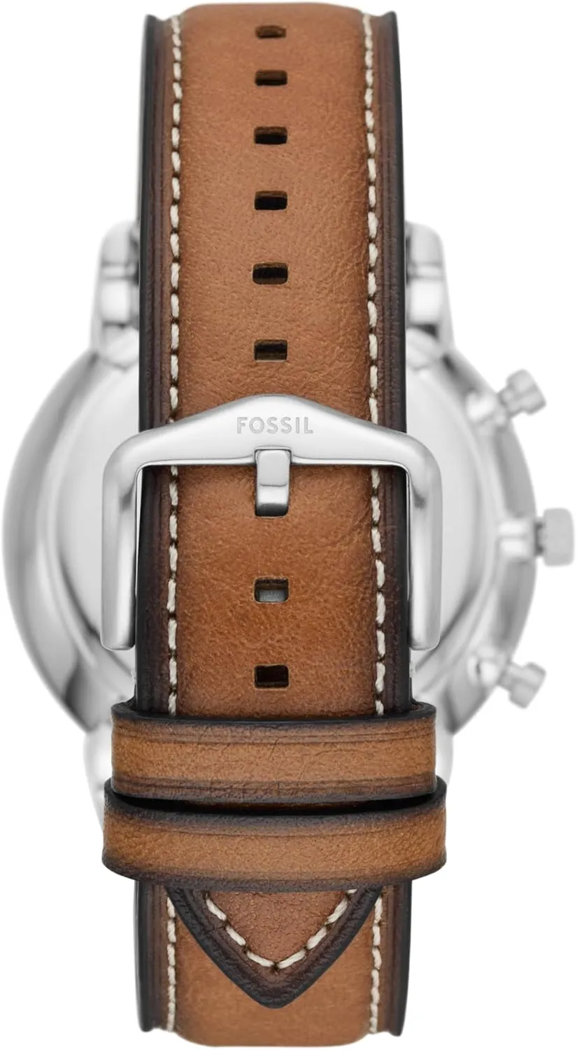 Fossil Men's Neutra Quartz Stainless Steel and Leather Chronograph Watch