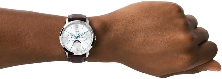 Fossil Men's Neutra Quartz Stainless Steel and Leather Chronograph Watch