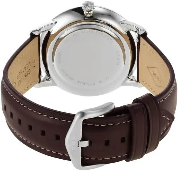 Fossil Men's Neutra Quartz Stainless Steel and Leather Chronograph Watch