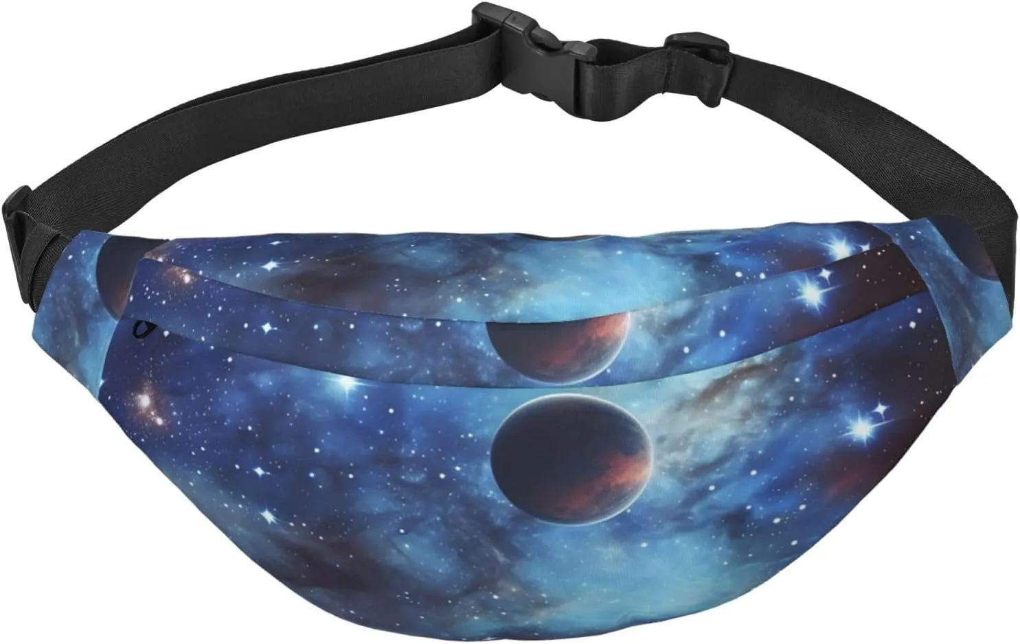 Galaxy Space Fanny Pack for Men Women Belt Bag Fashion Waist Bag Everywhere Crossbody Bag Wallet Hip Bum Bag with Adjustable Strap Waterproof Chest Bag for Travel Hiking Sports