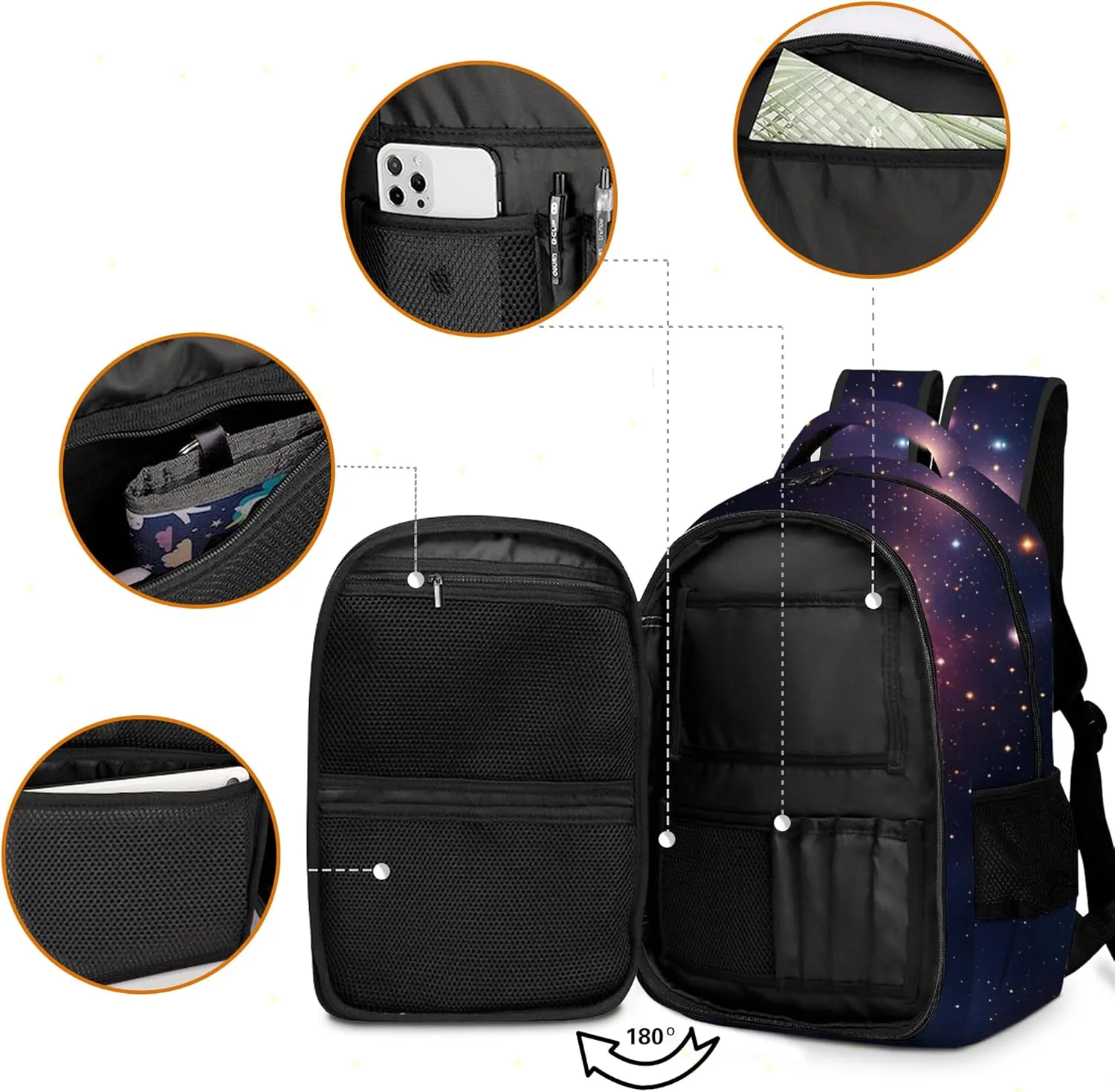 Game Backpack Set for Boys, Gaming Backpack 3 Pack, Boy Backpack Lunch Box, and Pencil Bag for Kids Teens Elementary Middle School Large Capacity Game School Bag 17" Travel Back Pack