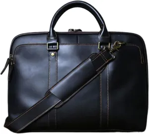 Genuine Leather Messenger Shoulder Bags Handbags Briefcases Mens Laptop Bags Carrying Cases