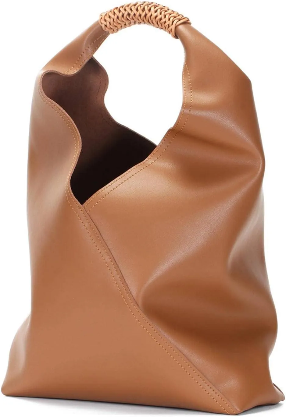 Genuine Leather Underarm Bag, Handheld High-Capacity Women'S Bun, Mother Bag