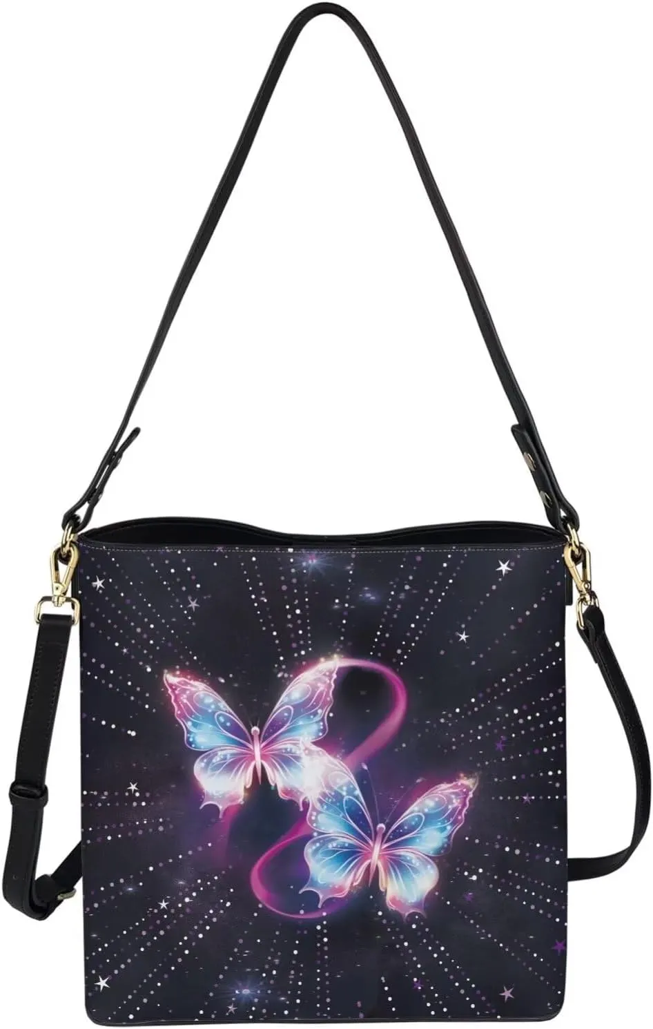 GIFTPUZZ Shoulder Bag Purse for Women Handbag Crossbody Bag PU Leather Wallet Tote Bag with Adjustable Strap